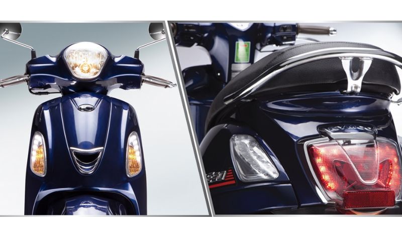 Phần đầu xe sử dụng đèn pha LED công nghệ mới